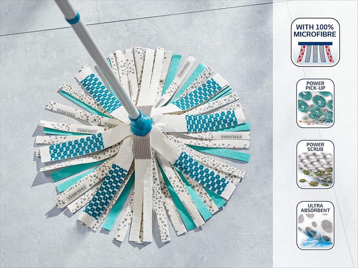 The all-in-one vacuum and mopping machine has dimensions of 45×35×120 centimeters and a capacity of 8 liters.