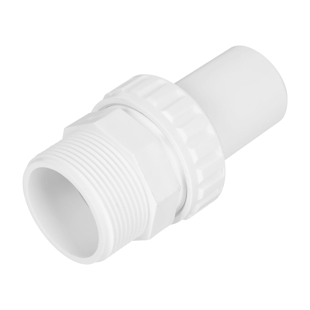 ABS Quick-Connect Smooth Adaptor Male Threaded 1.5"