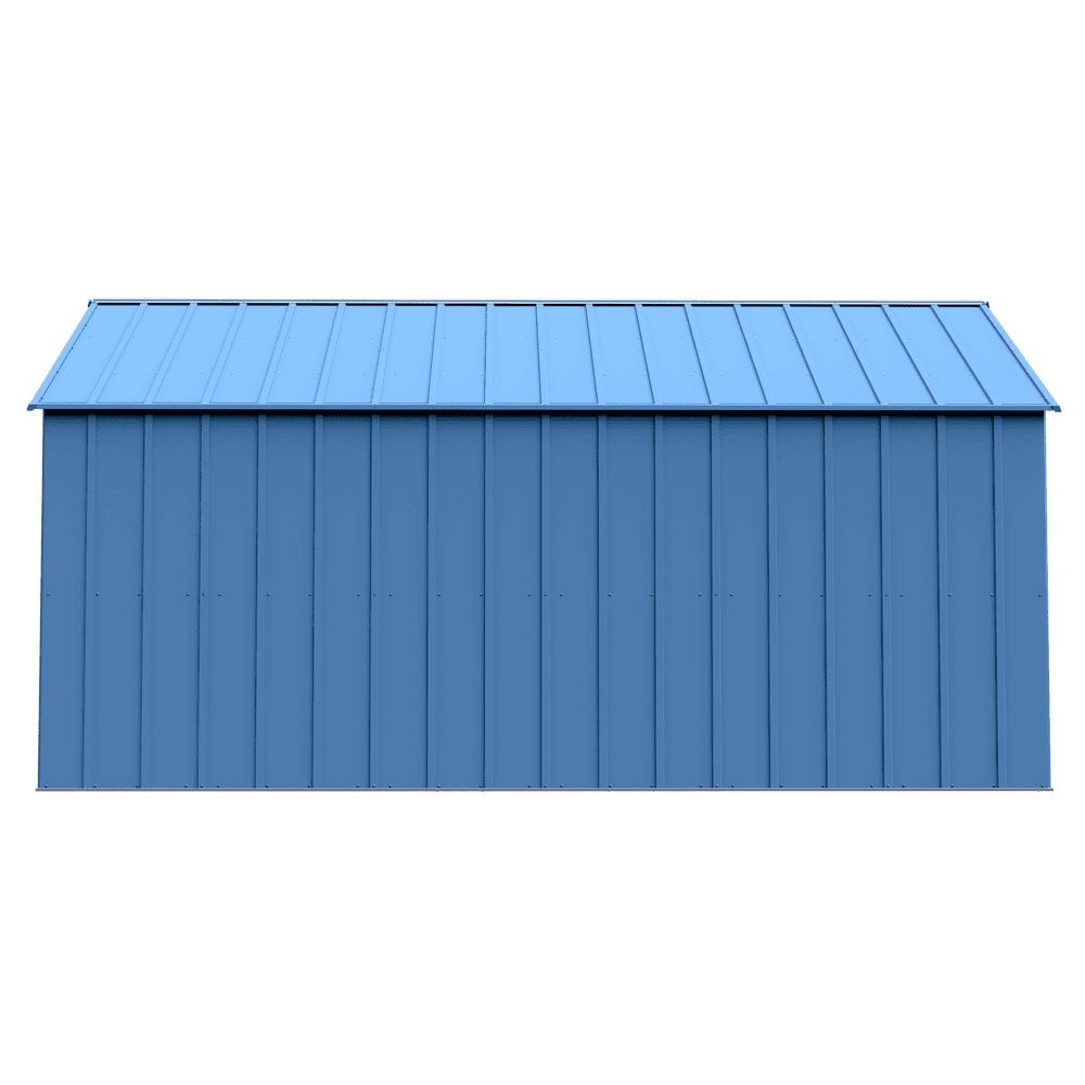 Classic 12x14-ft Blue Grey Corrosion-Resistant Steel Shed