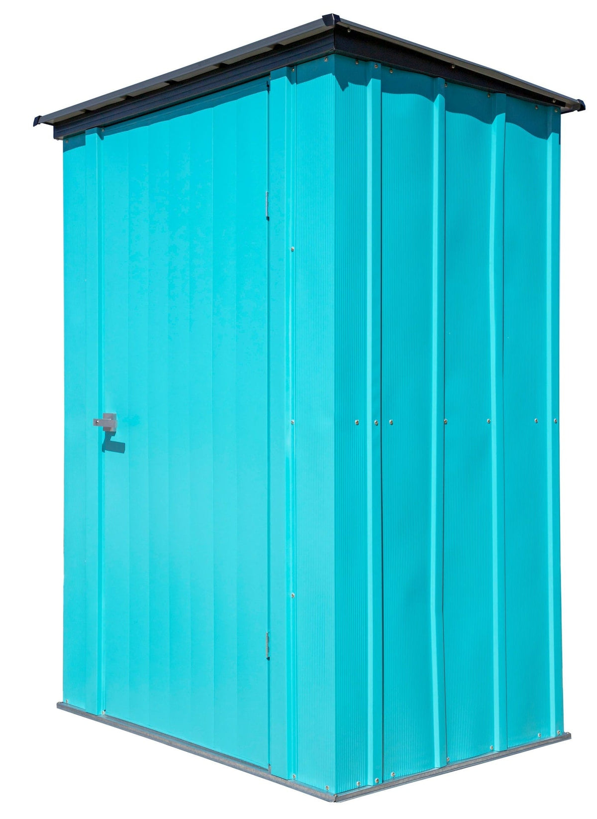 Spacemaker Patio Steel Storage Shed, Teal, 4-ft x 3-ft