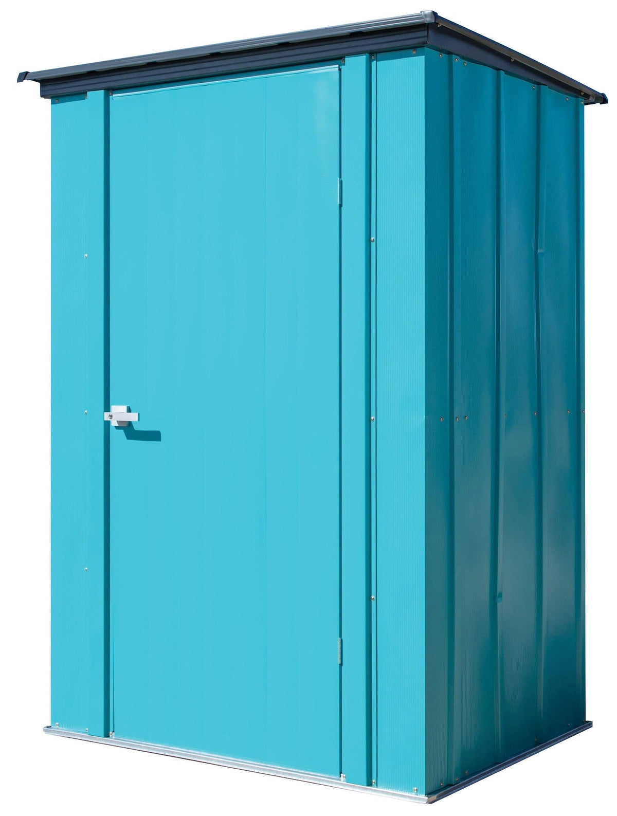 Spacemaker Patio Steel Storage Shed, Teal, 4-ft x 3-ft