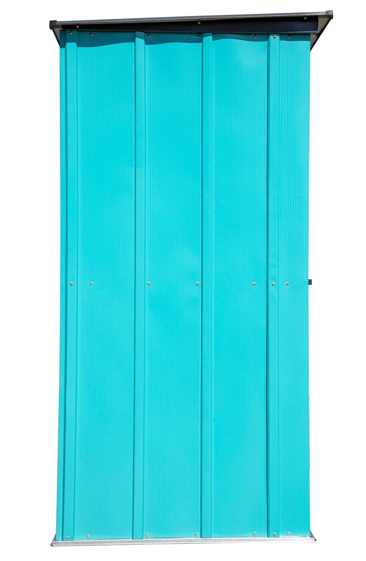 Spacemaker Patio Steel Storage Shed, Teal, 4-ft x 3-ft