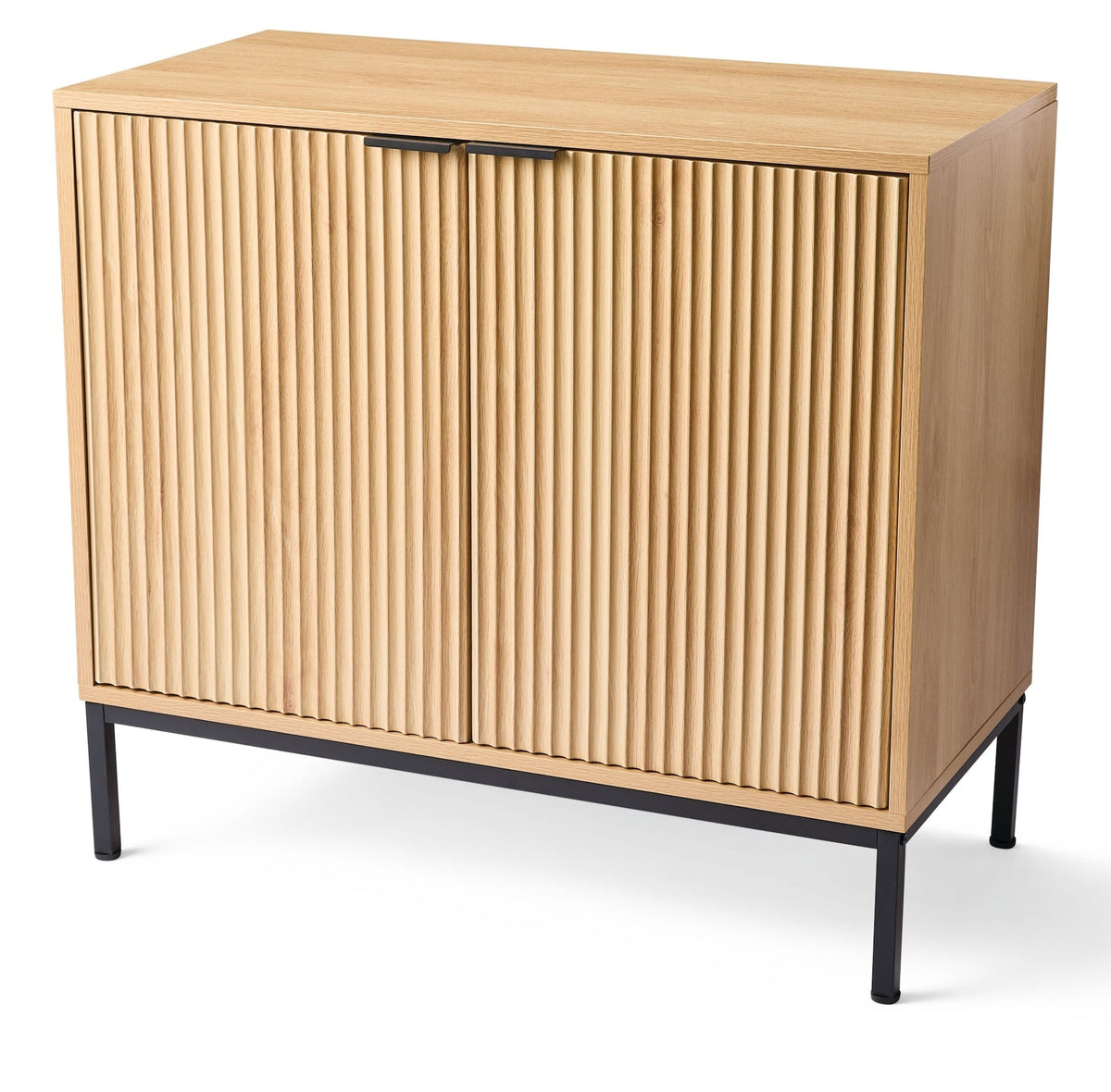 Byward Scallop Accent Cabinet Oak
