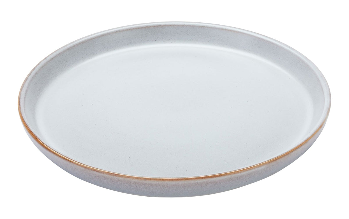 Reactive Glaze Side Plate, 1-pc, White