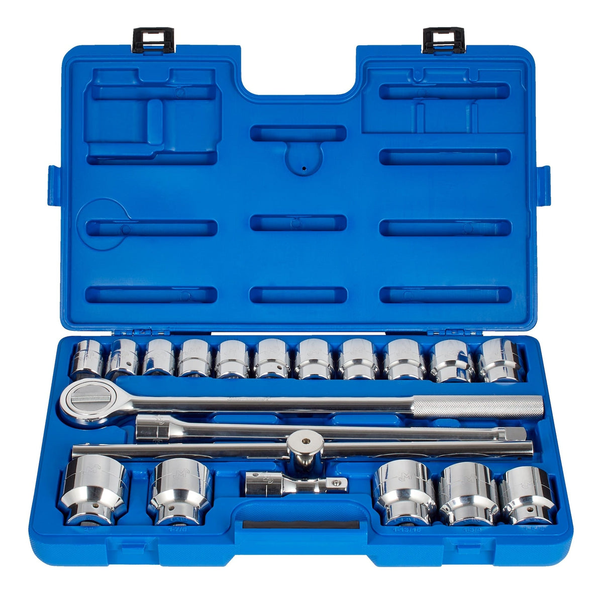 Socket Set 20-pc, 3/4-in Drive, SAE, Steel, Chrome