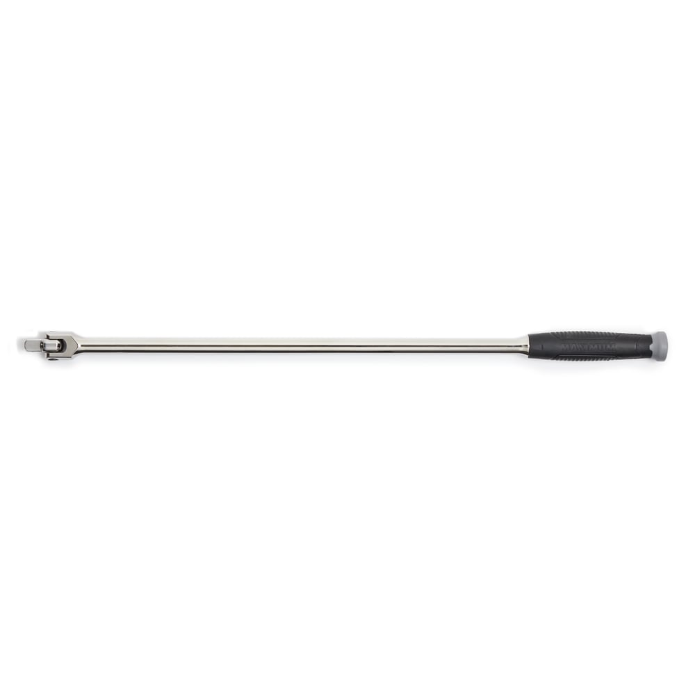 1/2-in Drive Grip Flex Breaker Bar, Nickel-Chrome Plating, 24-in