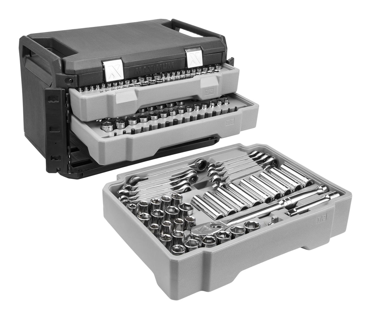 263 Piece Socket Set, 3 Drawer Case