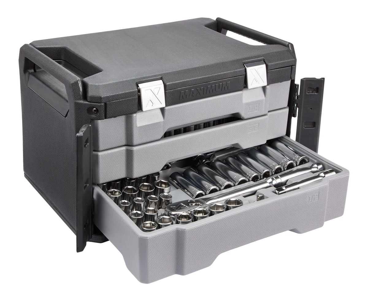 263 Piece Socket Set, 3 Drawer Case