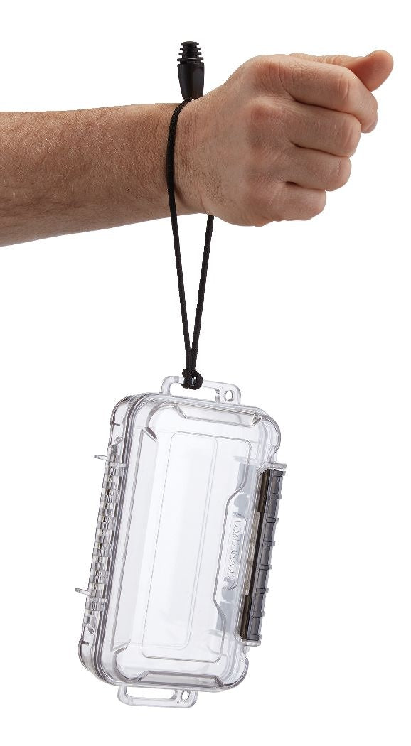 IP68 Portable Plastic Water Resistant Case with Wrist Strap, Small
