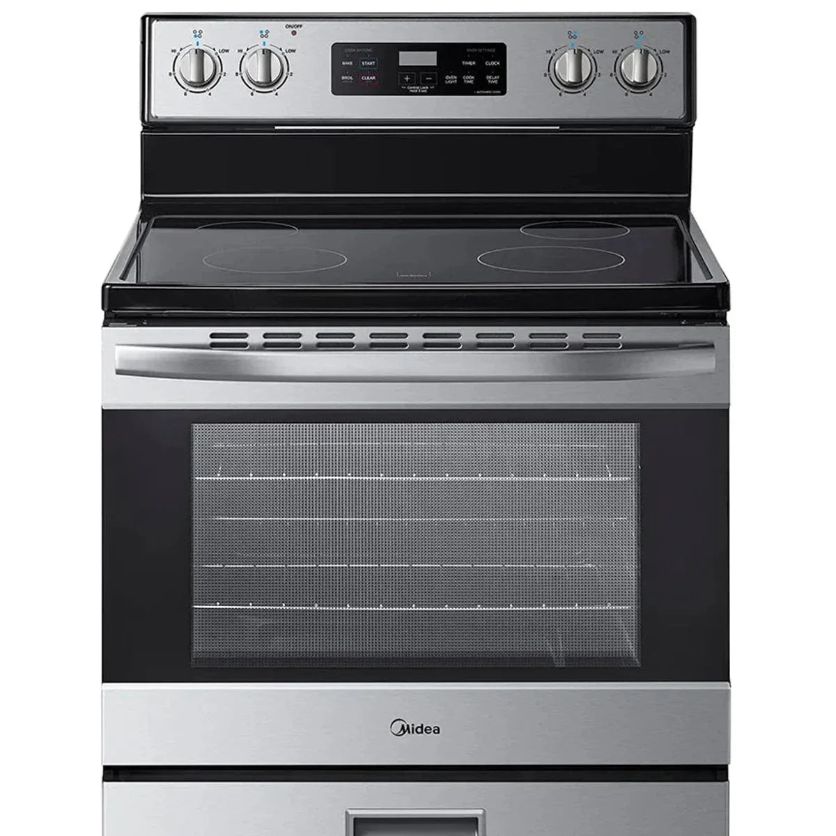 30 in. 5.1 cu.ft. Freestanding 4-Element Range with Storage Drawer