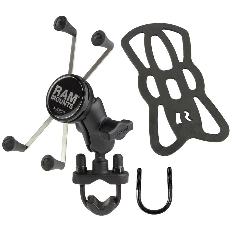X-Grip Large Phone Mount with Handlebar U-Bolt Base