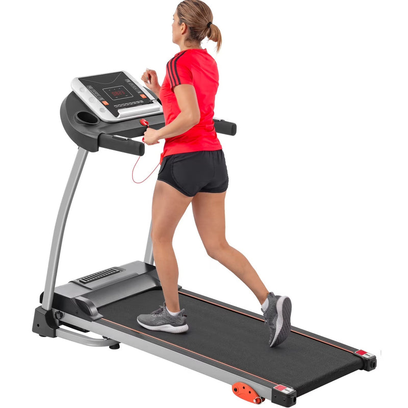 Ambifirner Easy Folding Treadmill with Adjustable Incline, Wide Running Deck, Foldable Design, Digital Monitor Mini Treadmill for Home Office M182