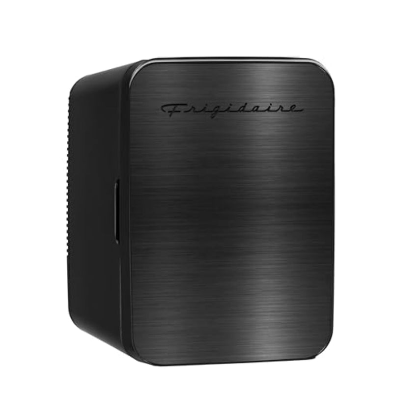 10L 15-Can Mini Personal Fridge – Black Stainless N6600