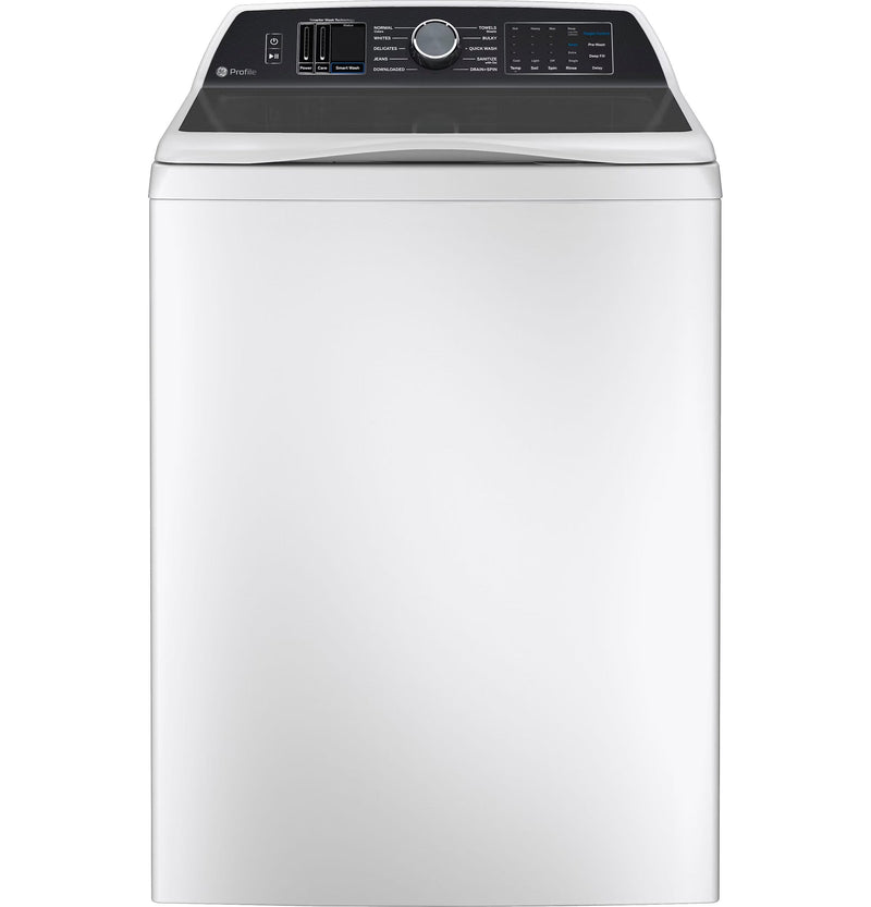 GE APPLIANCES PTW700BSTWS high efficiency top load washer D9784