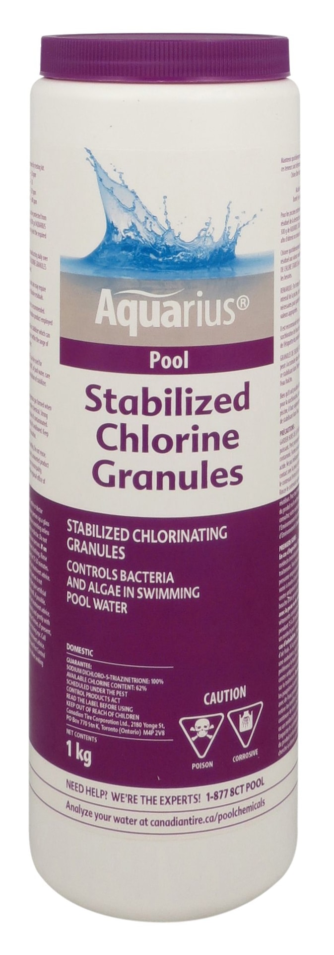 Pool Stabilized Granular Chlorine, 1-kg