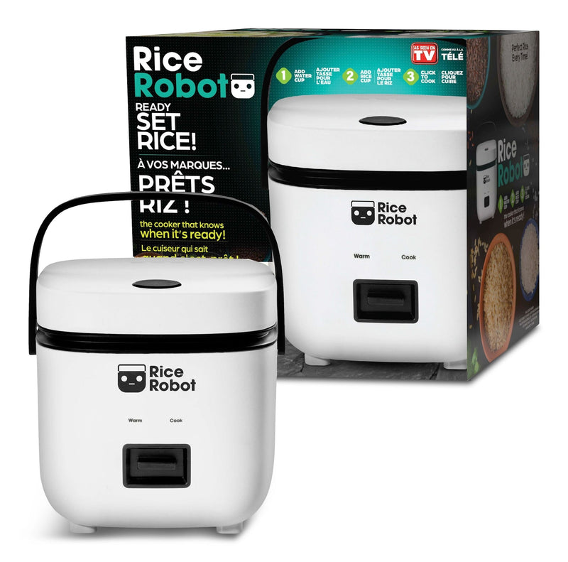 Ceramic Nonstick Rice Cooker, White, 1-qt P161