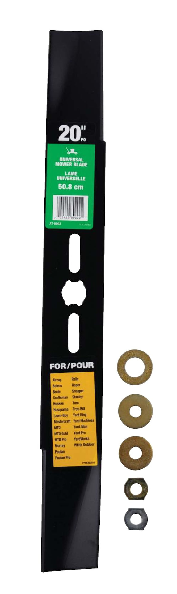 Lawn Tractor Two Replacement Blade Set, 42-in, Black P8051