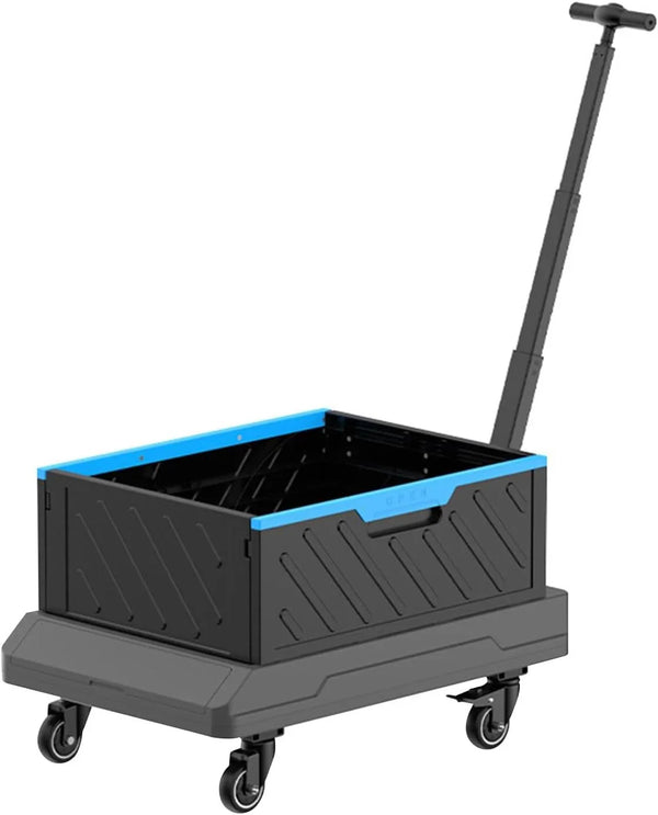 Foldable trolley: A wheeled foldable trolley, suitable for outdoor camping activities W8040