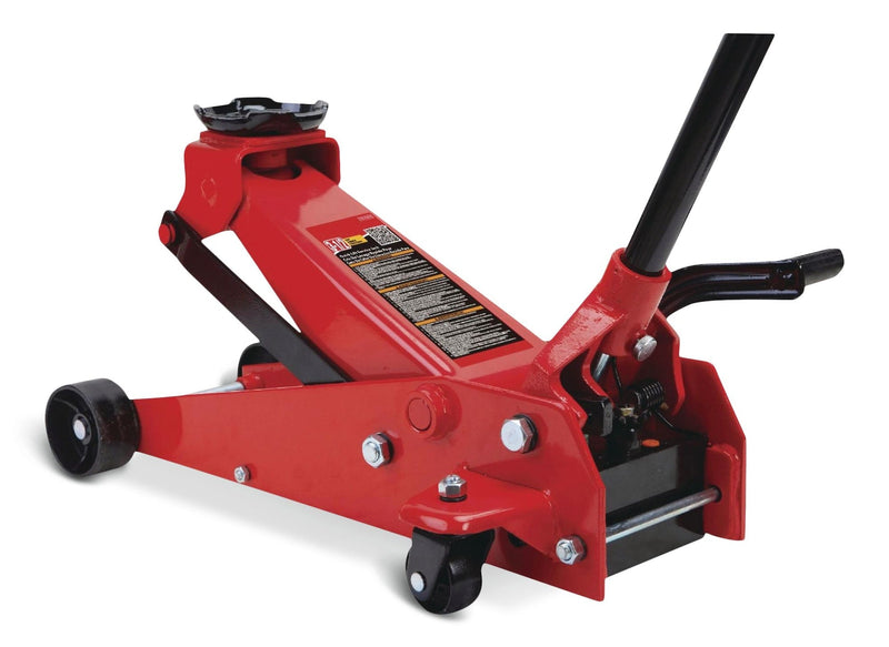 Big Red Heavy-Duty + Garage Floor Jack with Quick Start, 3.5-Ton E8123