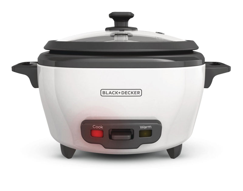 Non-Stick Rice Cooker & Steamer White, 6 Cups E4943