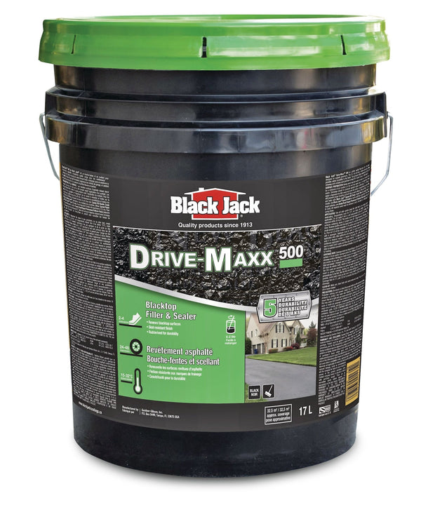 500 5-Year Asphalt Driveway Filler & Sealer, 32.5 sq. m Coverage, 17-L F9935
