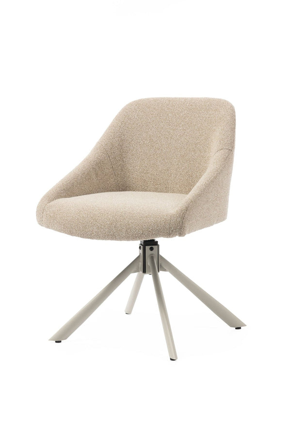 Chester Swivel Office Chair, Greige D8714