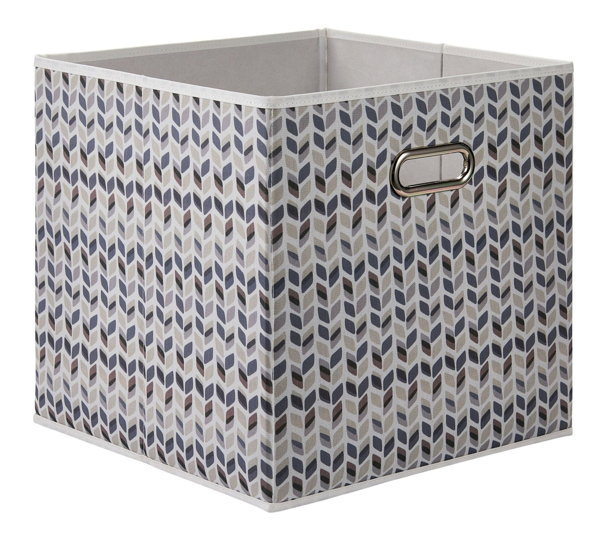 Tile Pattern Fabric Storage Cube Drawer, 13x13-in