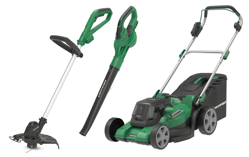Mower & Grass Trimmer Blower Combo, 17-in S3413