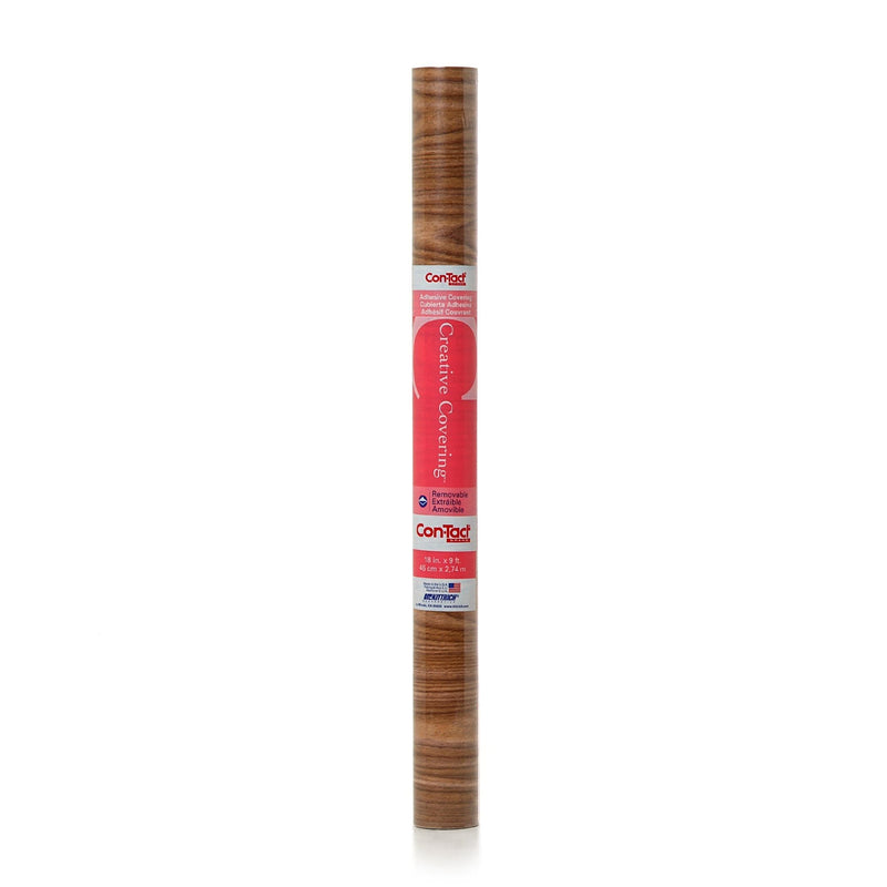 Con-Tact Creative Covering Removable Adhesive Shelf/Drawer Liner, Light Oak, 18-in x 9-ft G6643