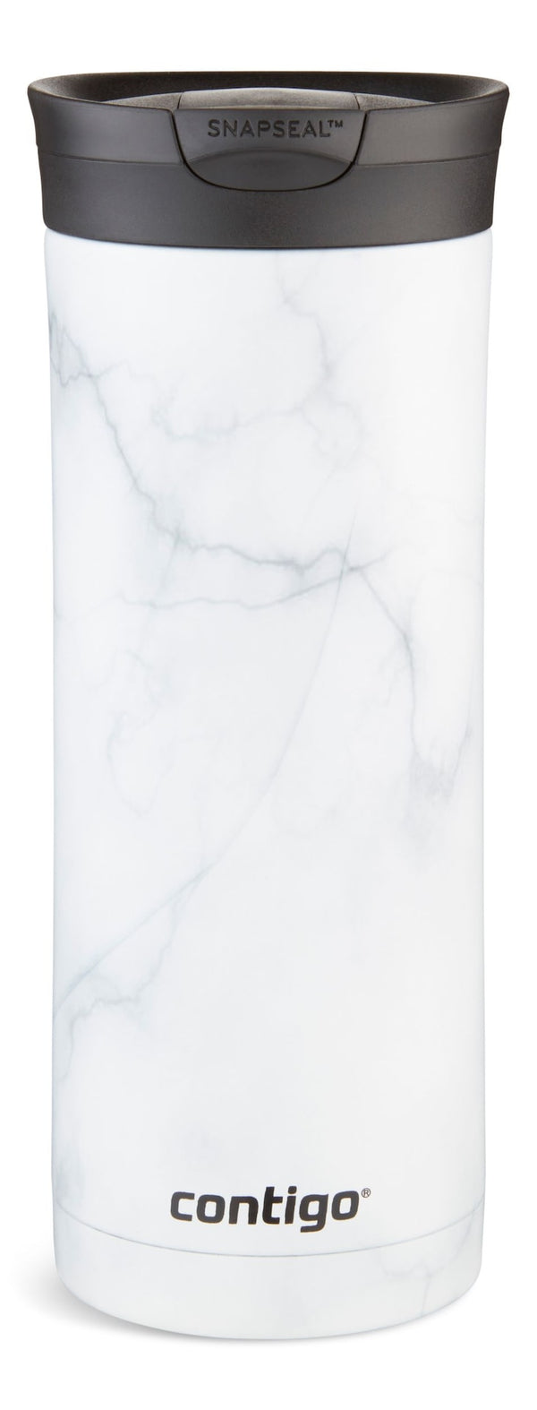 Huron 2.0 Couture Insulated Stainless Steel Travel Mug, Leak-proof Lid, White Marble, 20-oz W1199