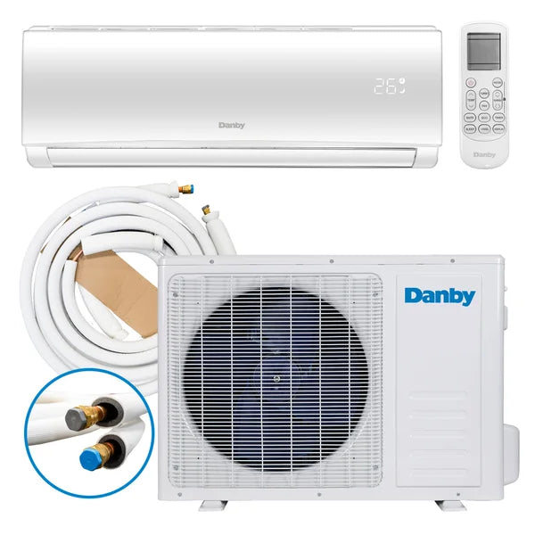 Danby 12,000 BTU SACC Quick Connect Mini-Split Air Conditioner with Heat pump and Variable Speed Inverter L4695