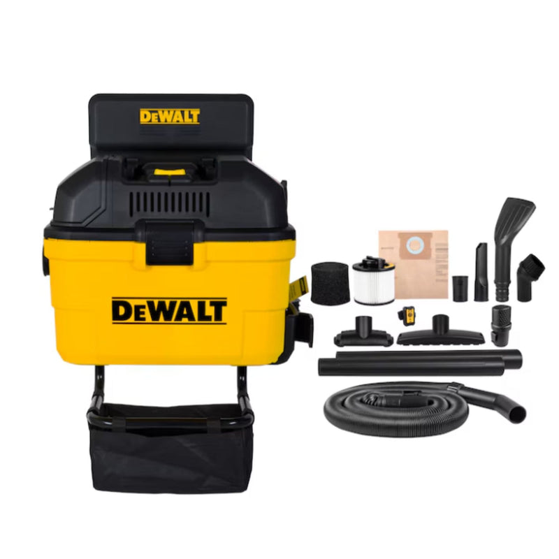 DXV06G Wall-Mount Wet/Dry Vacuum with 5 Peak Horsepower Motor, 23-L I5015
