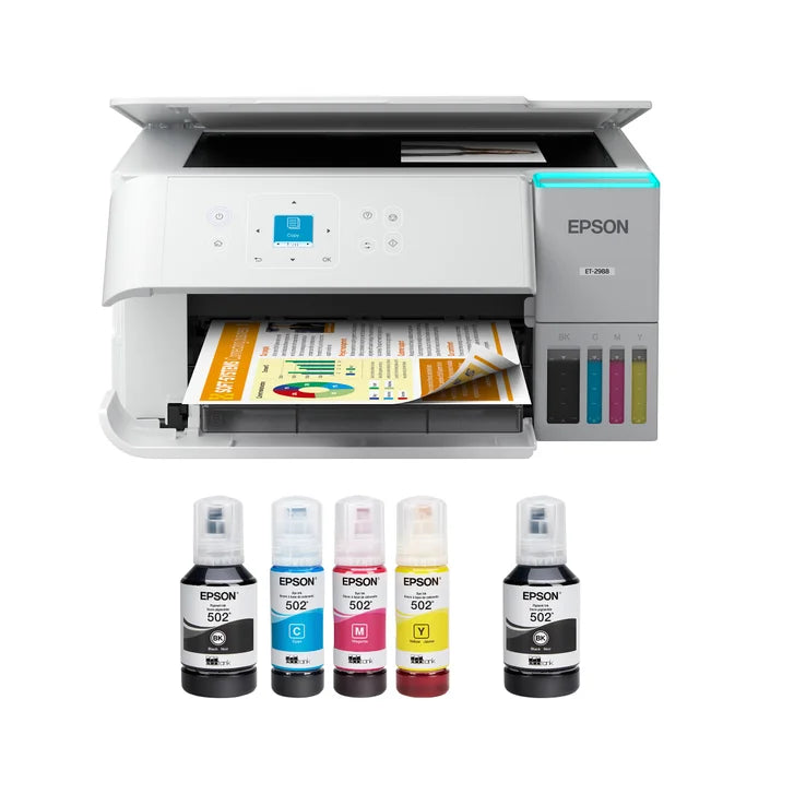 Epson EcoTank ET-2988 All-in-One Colour Supertank Printer with Bonus Black Ink Bottle L4035