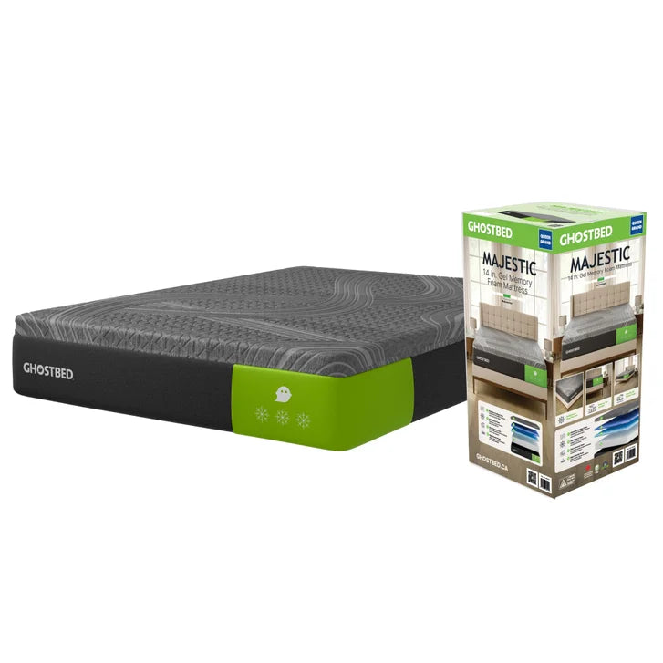 GhostBed Majestic 35.6 cm (14 in.) Mattress with Cooling Gel Memory Foam Q5481