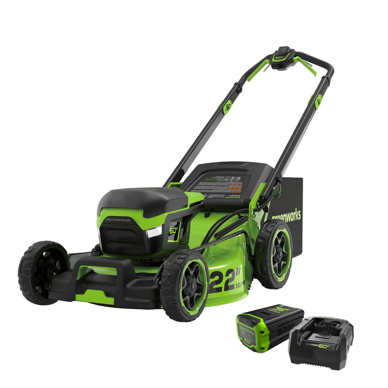 22-in 60V Self-Propelled Mower with 1 x 8.0Ah Battery and 6A Charger O3407