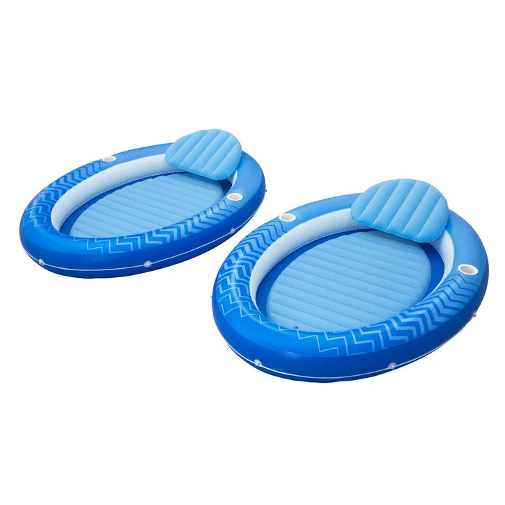 Comfort Plush Cover Lounge Float, 2 pack Z7696