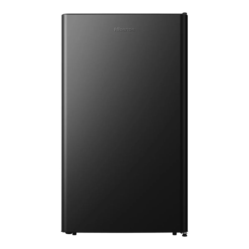 Hisense 33 in. 3.3 cu ft. Black Compact Fridge with Reversible Curved Door D2957