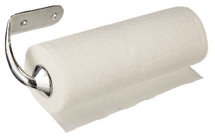Stainless Steel Under Cabinet/Wall Mount Paper Towel Holder with Extension Arm & Mounting Hardware Q5359