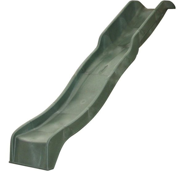 Outdoor Plastic Wave Slide, Green, Ages 3 -10 X0047