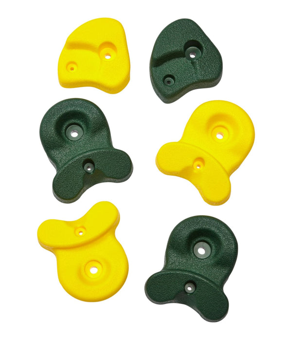 Outdoor Swingset Accessory Climbing Holds/Grips/Rocks, 6-pk, Ages 3-10 E1371