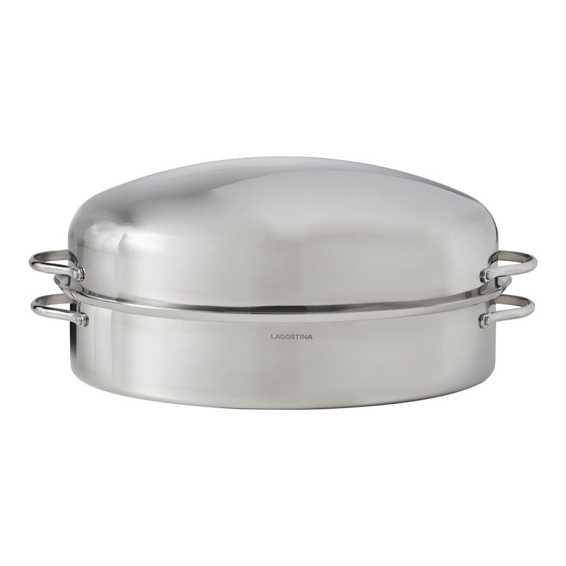 18/10 Stainless Steel Roaster with Removable Rack, 43 x 33cm K4398