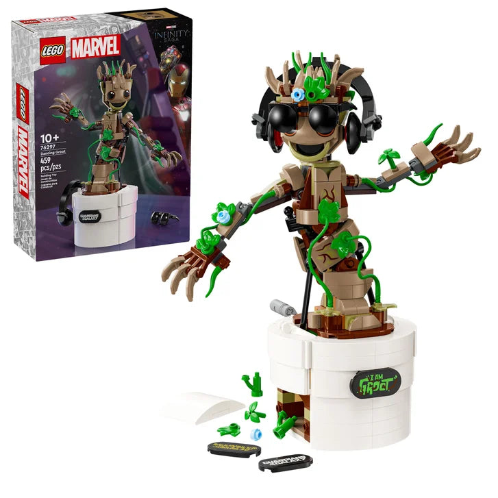 Marvel Dancing Groot, Animated Guardians of the Galaxy Toy 76297 H9231