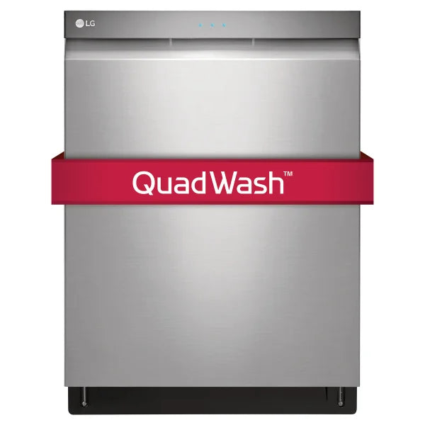 LG 24 in. Stainless-steel Built-in Top Control Dishwasher with Adjustable Third-level Rack U3013