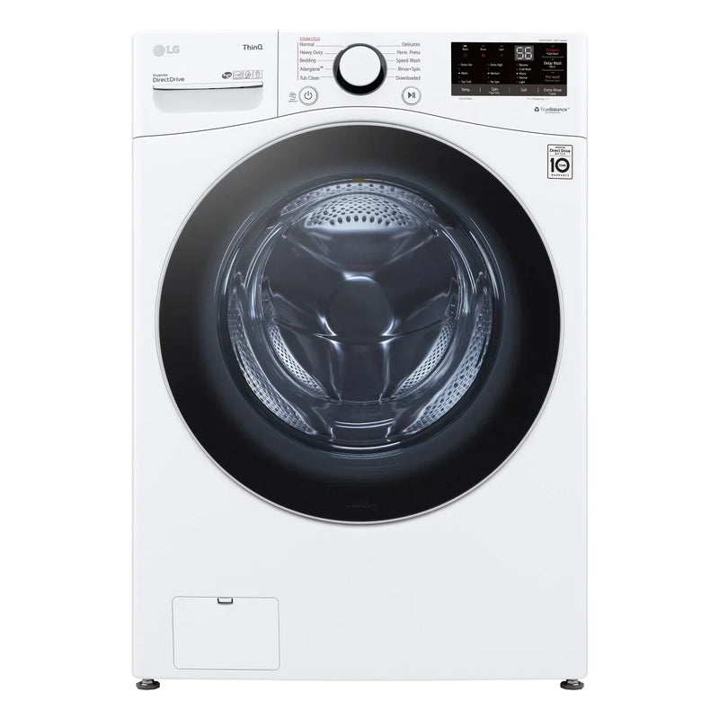 LG 5.2 cu ft. White Front Load Steam Washer with ThinQ Technology and Wi-Fi Enabled M4739