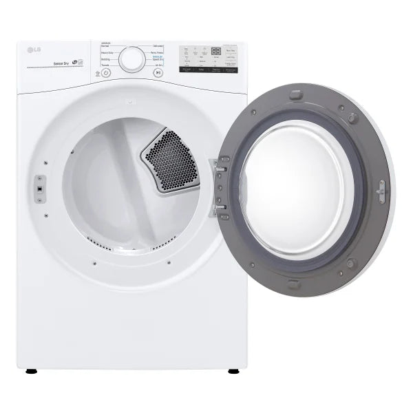 LG 7.4 cu ft. White Electric Dryer with Sensor Dry P8696