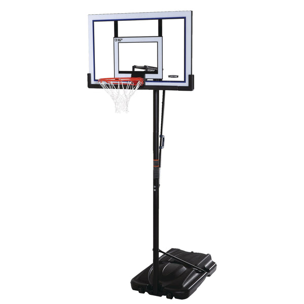 Portable Adjustable Basketball Backboard, Hoop & Net System, 52-in J3591