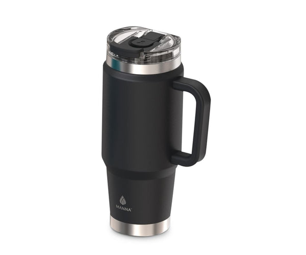 WFH Stainless Steel Insulated Travel Mug with Dual-Function Lid, 32-oz C8293