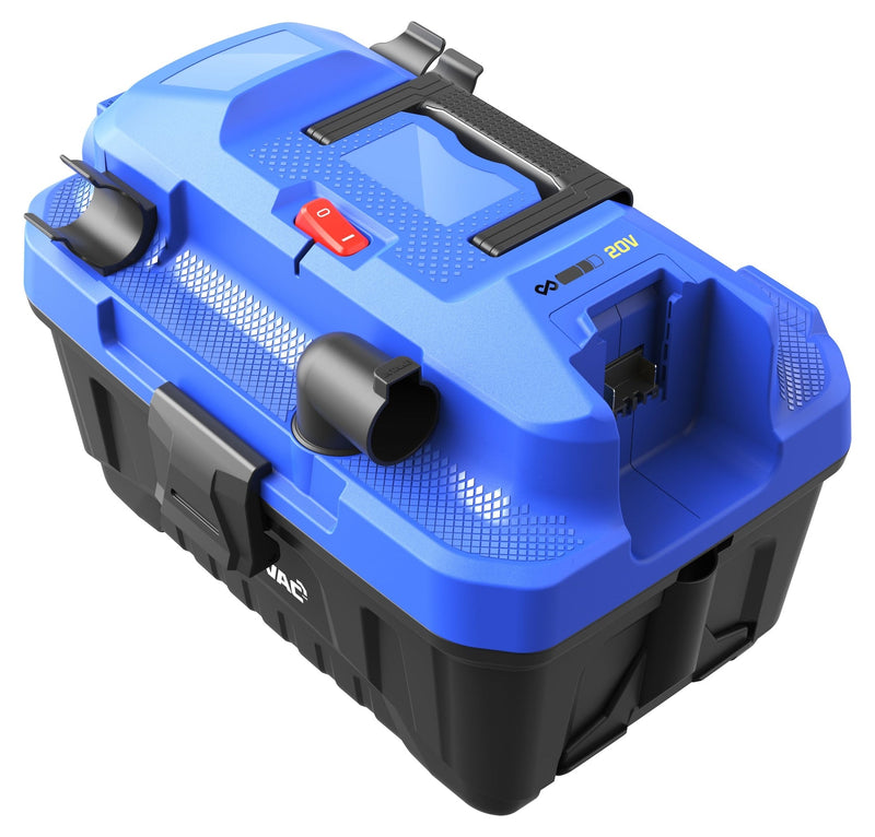Mastervac 20V Cordless 11-L Wet/Dry Shop Vacuum, Tool Only, Compatible P3387