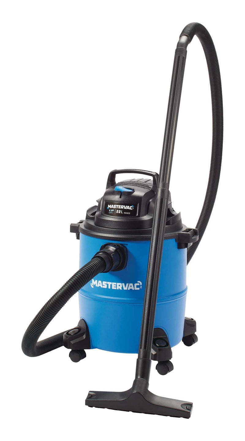 Mastervac VOC608PF 4.0 Peak HP Wet/Dry Shop Vacuum with Hose & Accessories, 22-L U8816