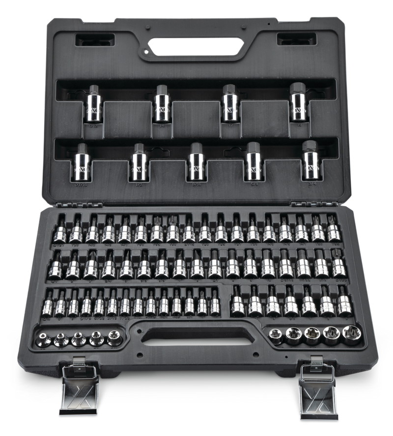 Professional Grade Bit Socket Set, 75-pc F5532